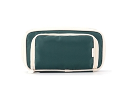 Estojo Para Lápis Grande, Multicamadas, Portátil E Fácil De Limpar, Ideal Material Escolar, Nas Cores Preto Verde. Aquaforge