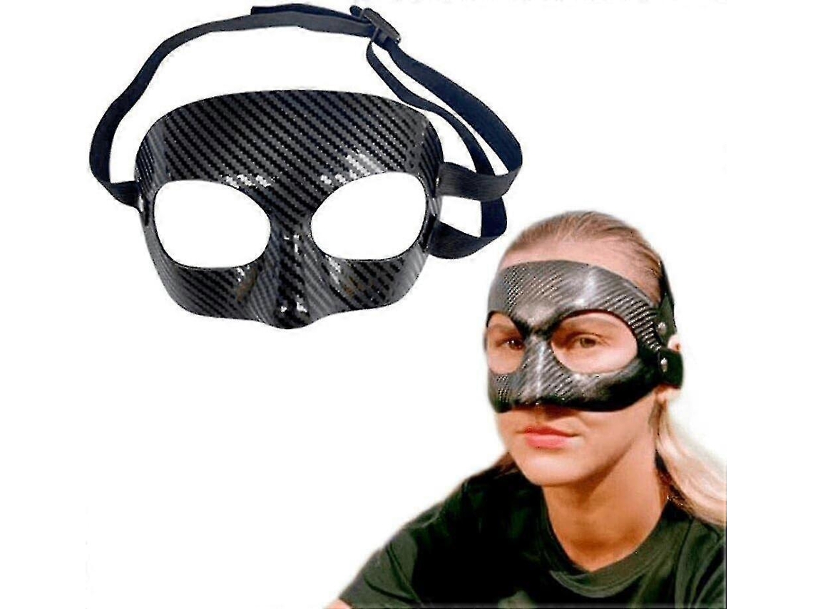 Rebe-máscara Com Protetor Nasal Ajustável Para Esportes - Confortável E Respirável