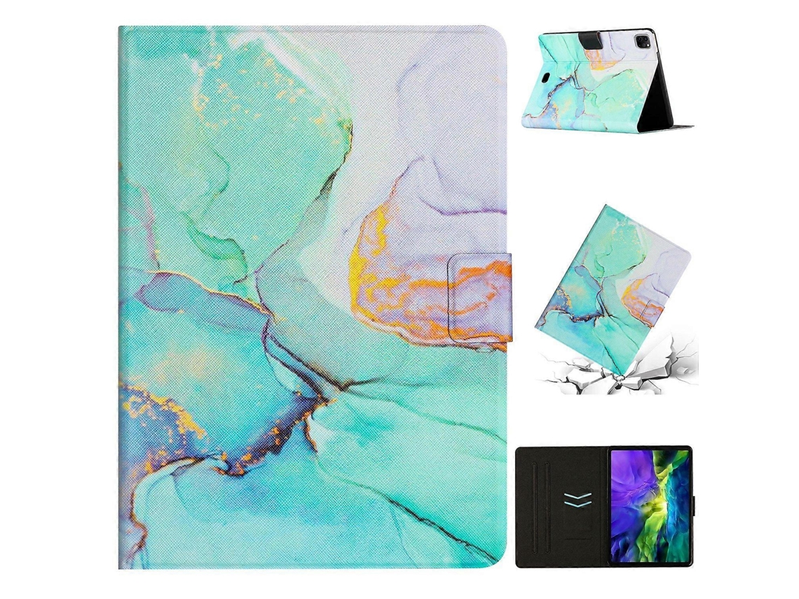 Capa de couro com estampa de mármore Webake para iPad Pro 11 (2024)
