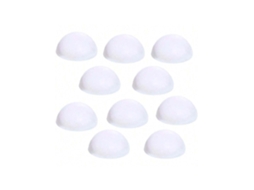 Meia Esfera De Espuma Branca Para Diy, 10 Peças Igvtrade