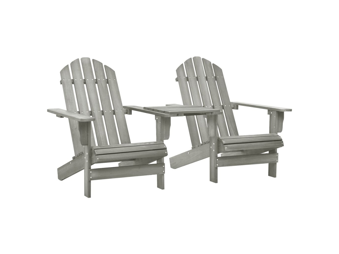 Garden Chair, Garden Chairs Vidaxl Cinzeto Madeira (n/a)