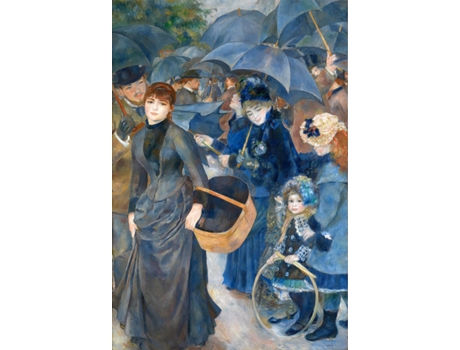 Quadro LEGENDARTE Os Guarda-Chuvas - Pierre Auguste Renoir (80x120 cm)