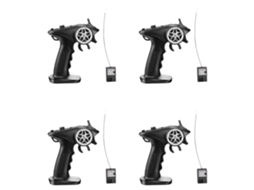4x Ga-4h-tx Tx4 2.4ghz 4ch Sistema De Rádio Transmissor Controlador Controle Remoto Com Receptor Para Rc Ca
