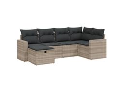 Garden Sofa Set, Garden Sofa Sets Vidaxl Cinzeto Rattan / Vime (n/a)