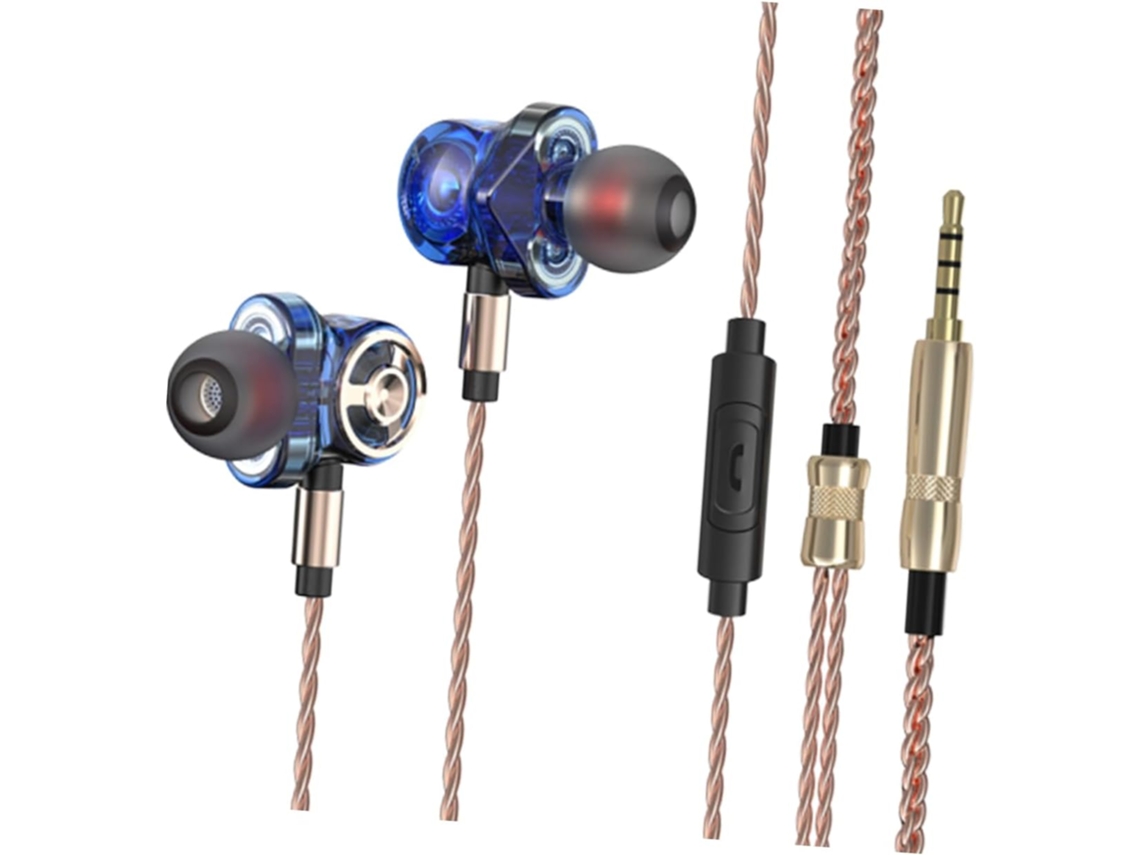 6 Écouteur De L'unité Casque Em Métal Para Musique