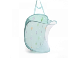 Lurelia Cesto De Malha Dobrável Pendente Alças 40 X 30 X 18 Cm Casa Banho