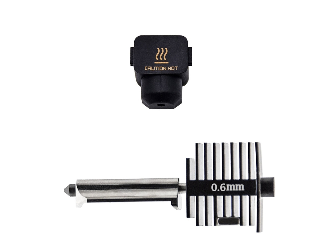 Kit Hotend Para Impressora 3d Com Bicos De Aço Endurecido De 0, 2/0, 4/ 0,6 Mm Para Bamboo Lab A1 Mini