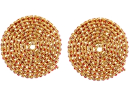 Nuobesty Com 2 Correntes Decorativas De Strass Para Roupas, Design Exclusivo, 3 Peças.