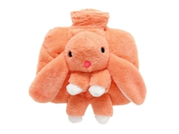 Bolsa De Água Quente Tipo B De 1500 Ml Com Capa Removível De Pelúcia De Coelho De Desenho Animado, Aquecedor De Mãos De Inverno AQUAFORGE (tipo B)