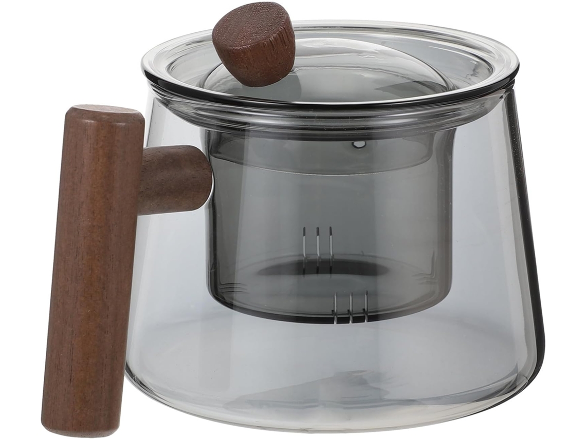 Bule De Vidro Com Infusor, Conjunto Moderno