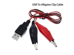 Cabo Usb para Teste de Bateria com Grampos de Crocodilo 0.5m 3a S/MARCA
