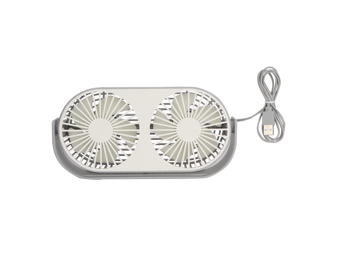 Ventilador Aromaterapia Mini Portátil Usb Carregável Cinza