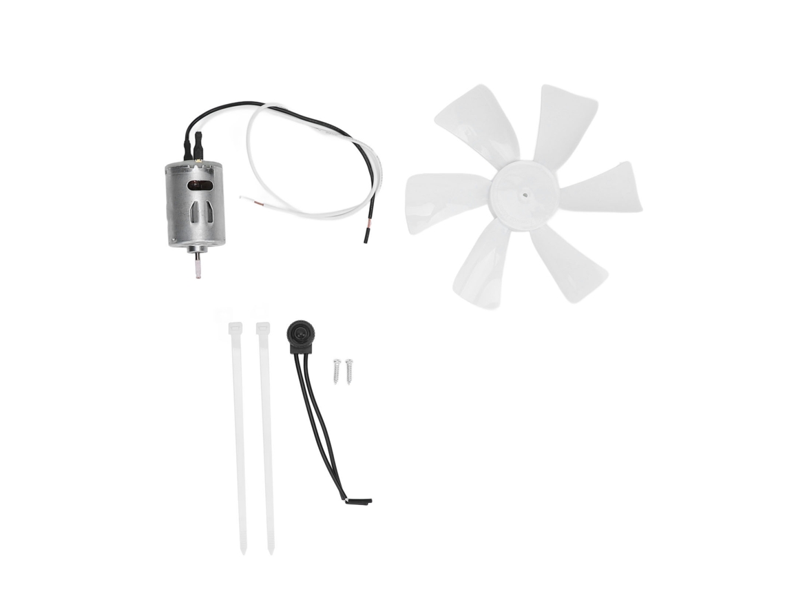 Lâmina de Ventilador Rv 6 Polegadas Motor 12v Plástico