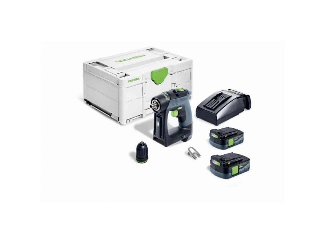 Chave de Fenda Sem Fio Cxs 12 2.5-Plus 576864 FESTOOL