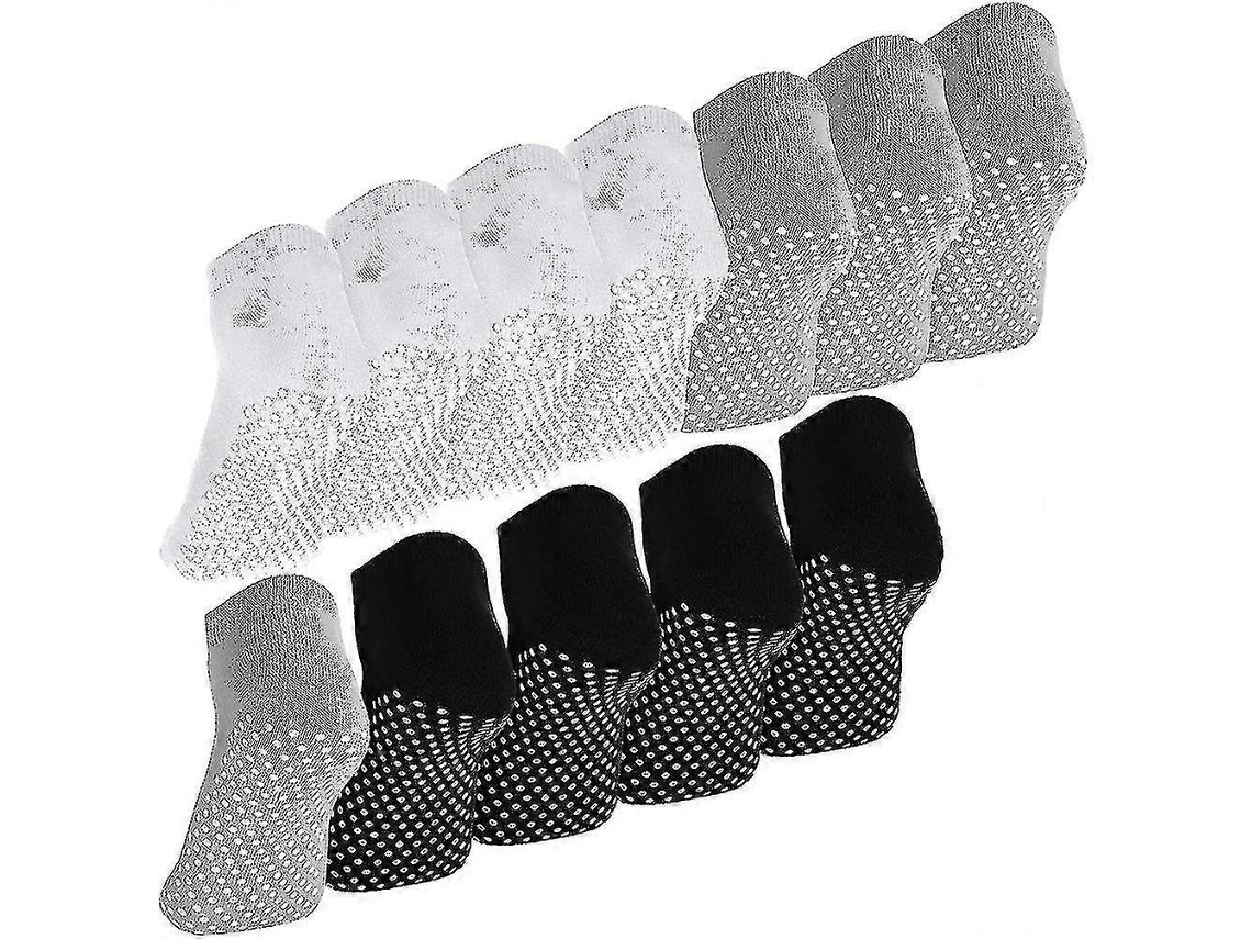 6 pares de meias antiderrapantes para Pilates, Yoga e Barre, infantis, femininas e masculinas_qcx-aquaforge