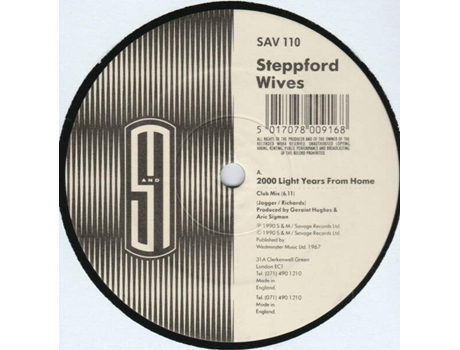 Vinil 2000 Light Years From Home S And M