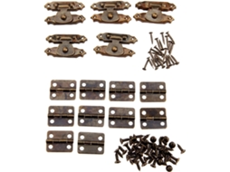 Acessórios Para Móveis Fecho De Alternância Com Parafusos Conjunto 5 Peças Bronze Antigo