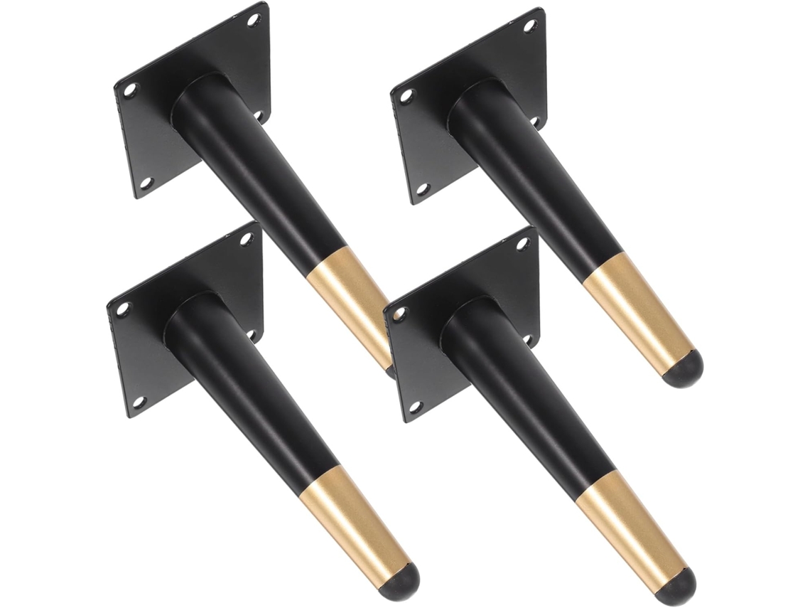 Conjunto De 4 Pés Metálicos Reposição Para Móveis, Estilo Meados Do Século, Resistentes, Para Projetos Diy