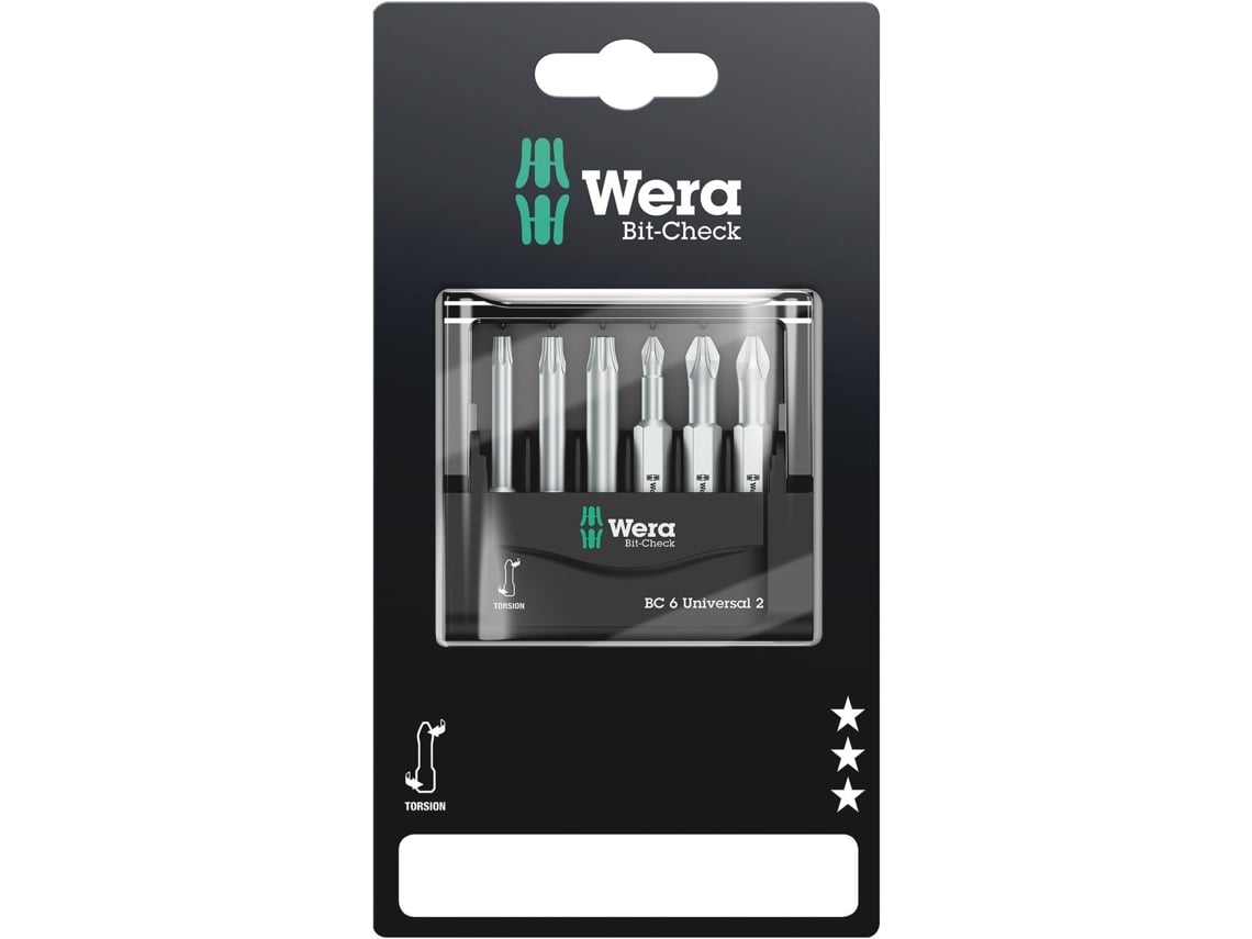 Bit-Check 6 Universal 2 Sb Bit Cases WERA 05073638001