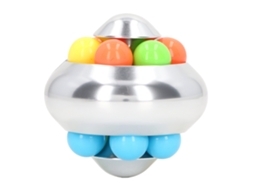 Ats juguete de Rotación de Bolas Puzzle para Adultos e Adolescentes, Antiestrés Portátil, Juguete de Perlas Giratsórias para Casa e Escritório Pratsa