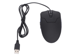Aetheria mouse Gamer com Dpi Ajustável 800 2400, Design Ergonômico, Luz Led Azul, Plug And Play para Pc