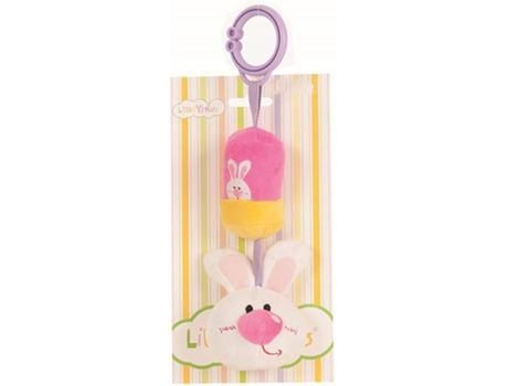 Chocalho  de Coelhinho (24 cm - Rosa)