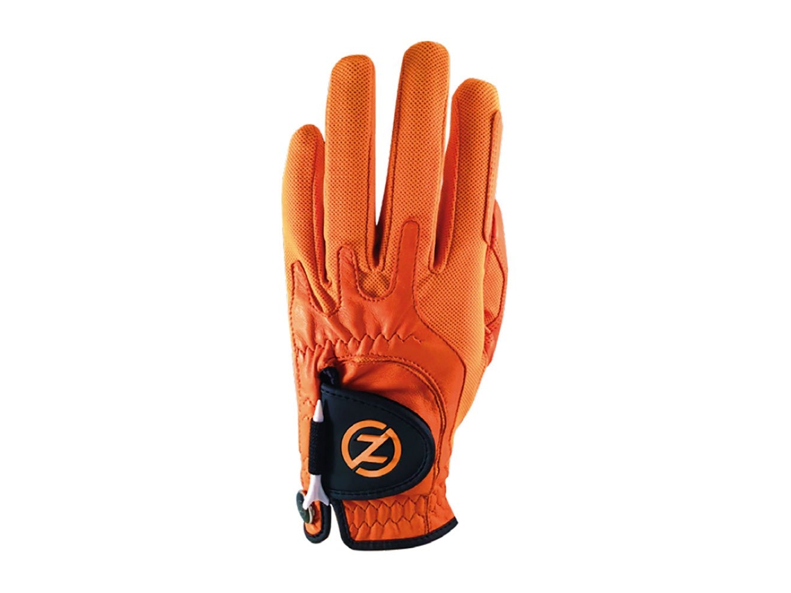 Luva De Golfe Para A Mão Esquerda Cabretta Leather Laranja ZERO FRICTION