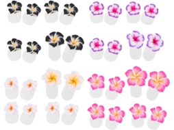 Separadores de dedos em silicone sólido para aplicação de esmalte, 32 peças reutilizáveis.