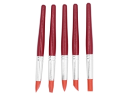Ferramentas de Modelagem em Argila de Silicone, Kit Portátil para Moldar Argila Cerâmica Colorida, Vermelho. AQUAFORGE