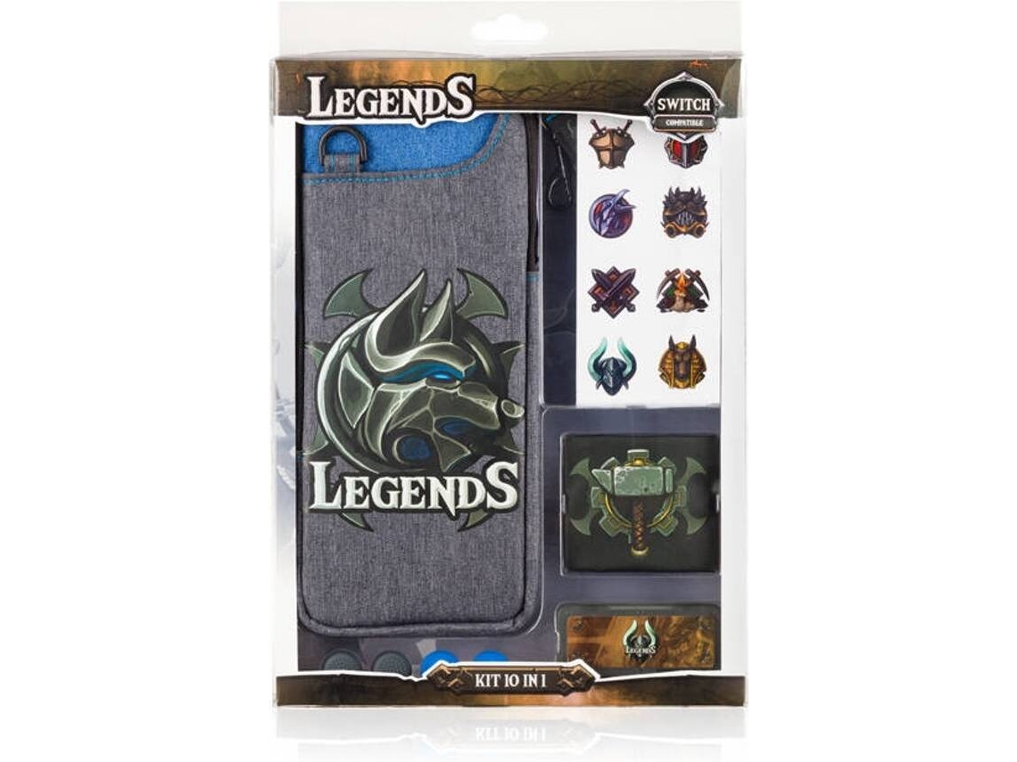 Starter Pack Nintendo Switch INDECA Legends (10 em 1)
