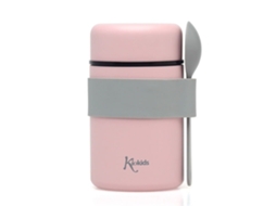 Garrafa Térmica Papillon de Aço Inoxidável com Colher KIOKIDS
