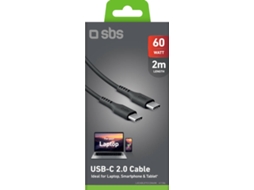 Cabo SBS USB-C (65W - 2m - Preto)