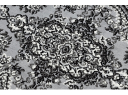 Passadeira Bcf Morad Wiosna Roseta Cinzento 70 cm