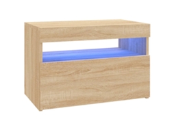 Tv Cabinet, Tv Cabinets Vidaxl Marrom Madeira Processada (n/a)