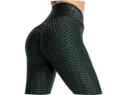 Leggings Levantamento De Bumbum - Mais Novo De 2022 Tik Tok, Econômico E Acessível Para Fitness E Athleisure Cotidiano Verde Escuro