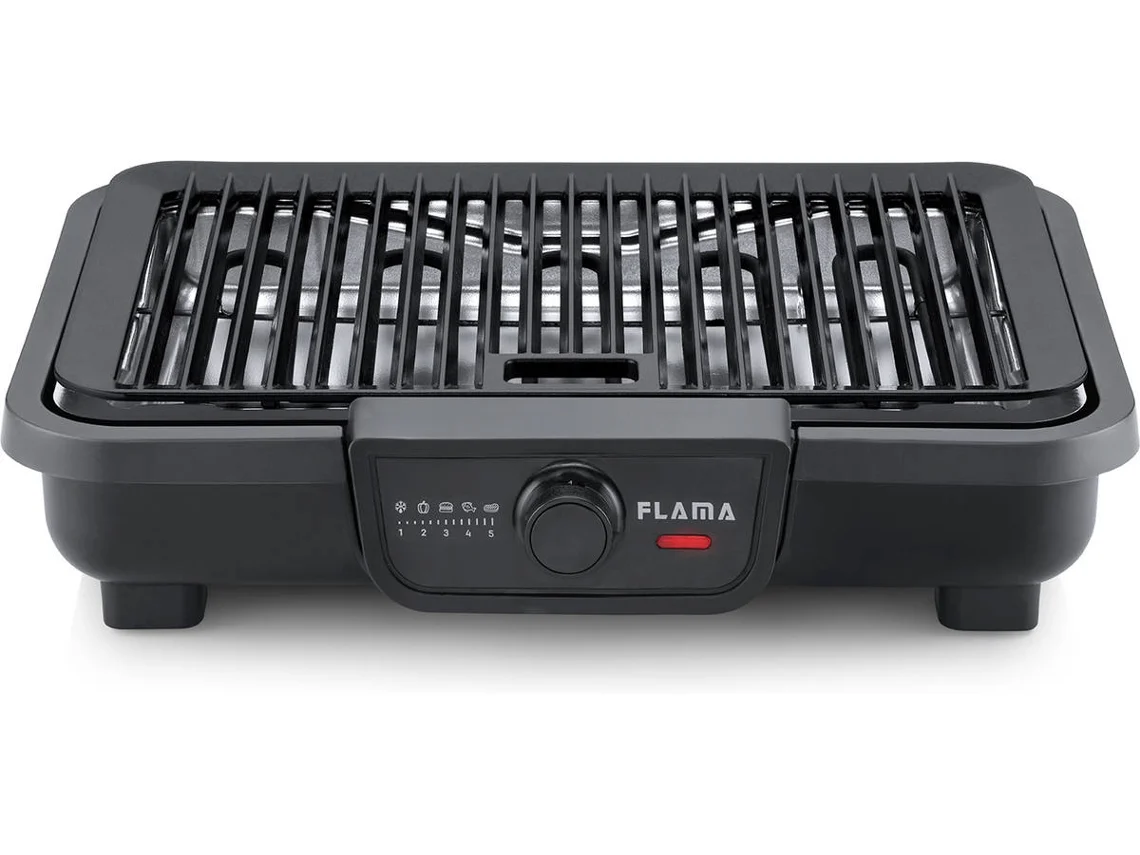 Grelhador FLAMA com Grelha Grill  4871FL (2200w - Preto)