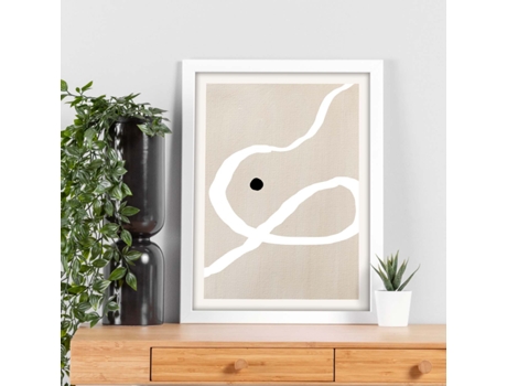Póster NACNIC com Ilustração da Exposição Kline 14 Estilo Abstrato