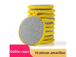 Esponjas de Limpeza Dupla Face MDUG (10 Amarelas)