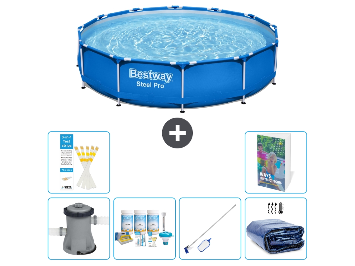Bestway Piscina Bestway Steel Pro Redonda - 366x76 Cm - 7-peças S267