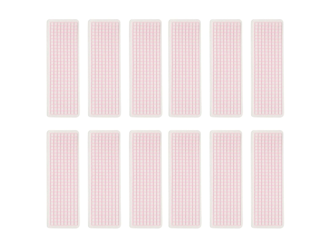 Folhas Washi reforçadas com plástico, 40 unidades, design em tons pastel, simples e duráveis para organização escolar.