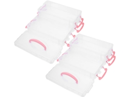 Lurelia Porta-canetas Transparente Em Plástico Para Escritório E Escola