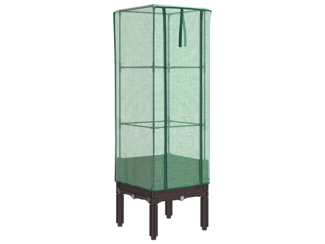 Canteiro elevado VIDAXL Polipropileno (40x40x140cm)