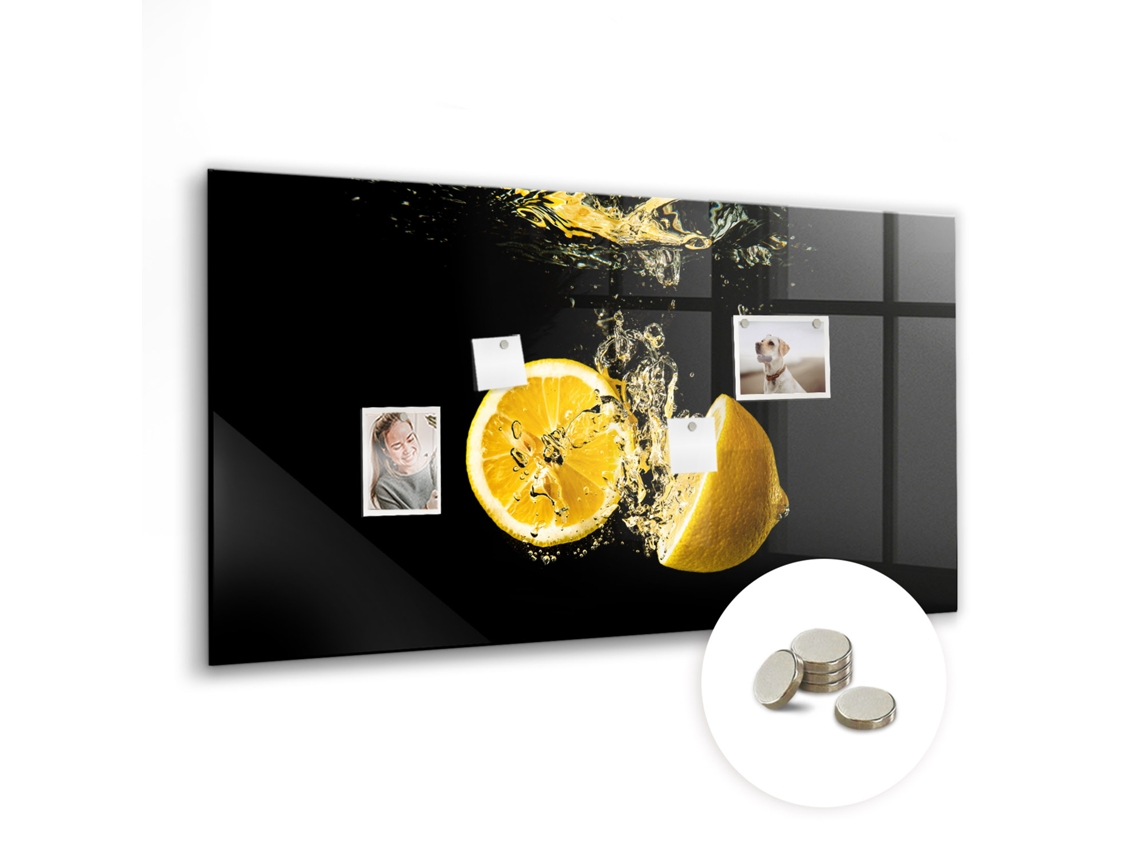 Quadro Magnético De Parede Limões Para O Quarto Das Crianças Espelharte (120x60 Cm)