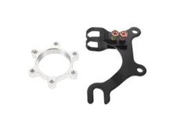 Suporte Adaptador De Freio A Disco Para Bicicleta Em Liga De Alumínio, Compatível Com Conversão De 6 Parafusos.