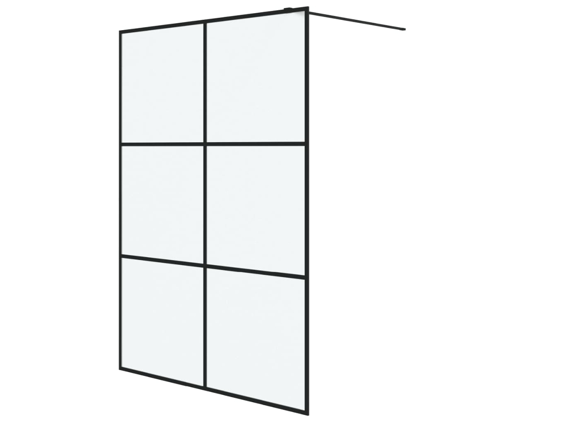 Shower Wall, Shower Walls Vidaxl Preto Vidro (140 X 195 Cm)