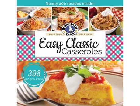 Livro easy classic casseroles de gooseberry patch (inglês)