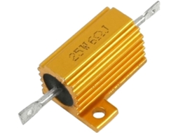 Resistores de 25w% 6 Ohm com Revestimento Alumínio e Acabamento Dourado CHABERLU