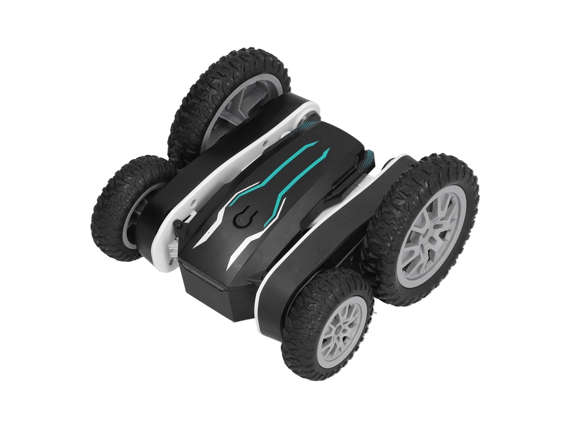 Primerox carro de Controle Remoto Duas Faces 4wd 360° Flip Rotating Dança Estilo Brinquedo Preto