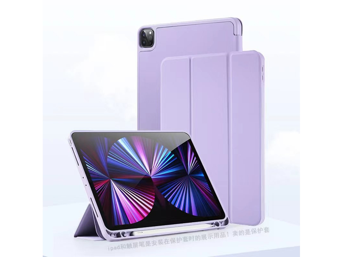 Capa Ipad Air 11 Roxo Capa Roxa Com Suporte, Antiderrapante E Resistente A Choques E Quedas. Sfushos