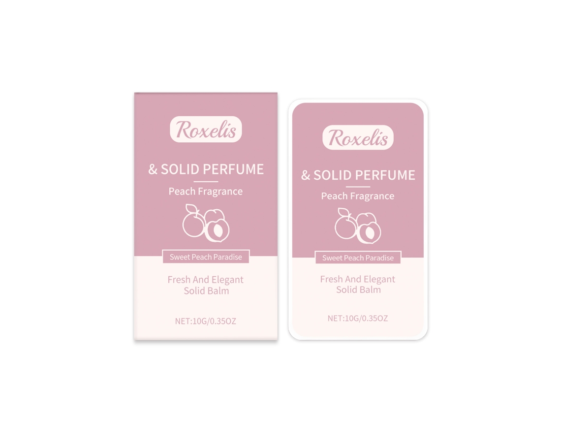 Perfume Sólido LAXISCREED com Aroma de Pêssego Natural, Ideal para Quem Busca Durabilidade e Frescor